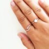 wave ring sterling silver